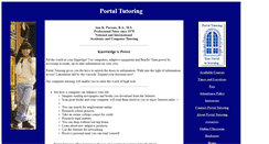 Desktop Screenshot of portaltutoring.info