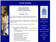 Tablet Screenshot of portaltutoring.info